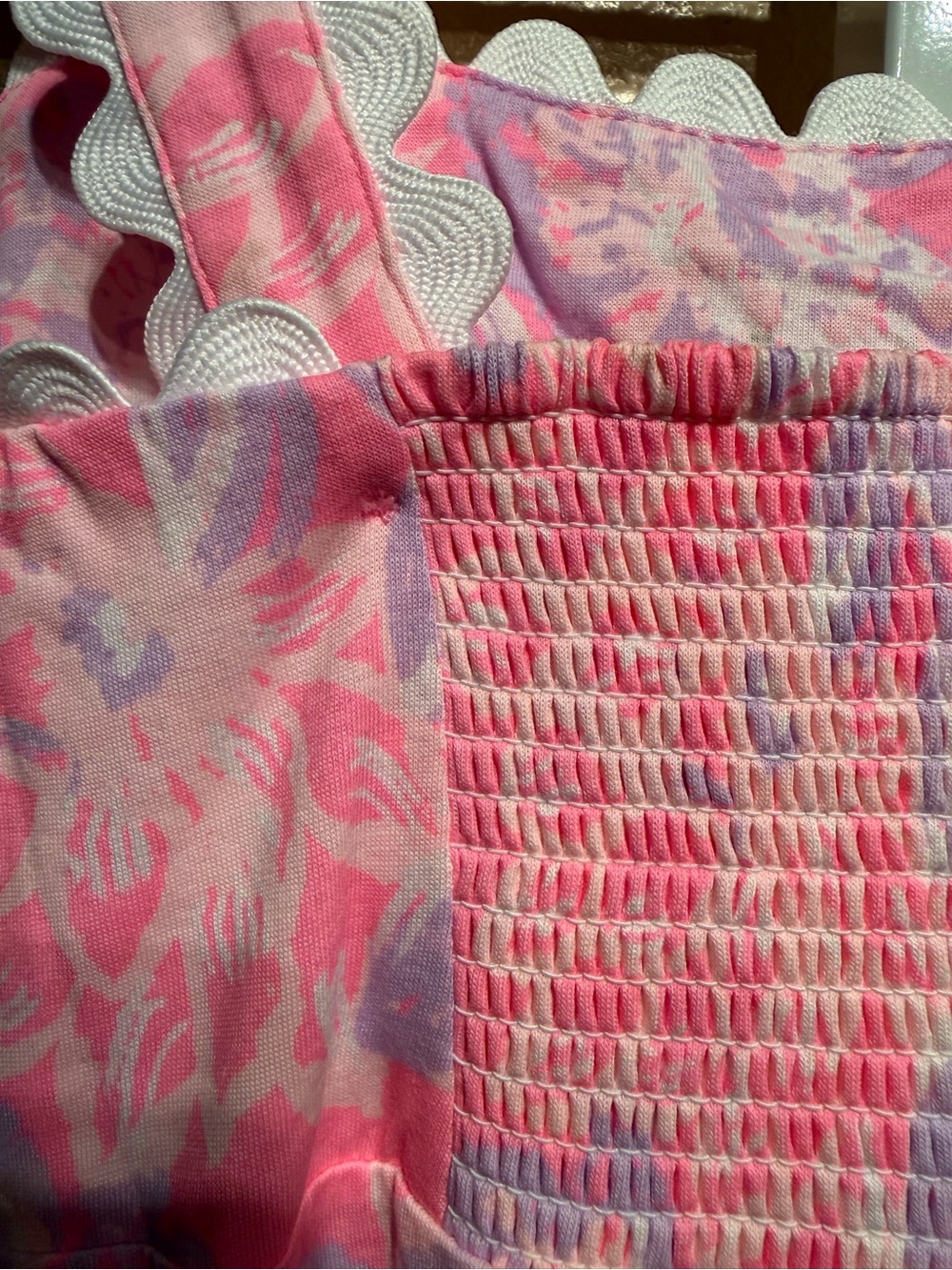 Lilly Pulitzer Rousseau Pink Zen Garden Dwyer Midi Dress women’s size XXS - Picture 6 of 11